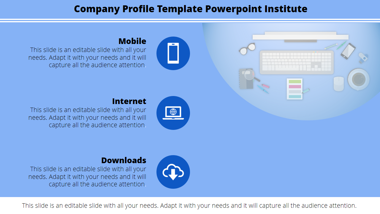 Best company profile template powerpoint